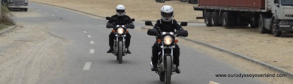 Riding from the depot back to Valparaiso.