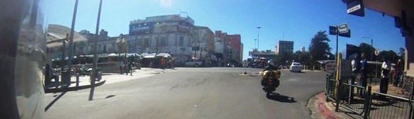 The open border between Uruguay and Brazil.